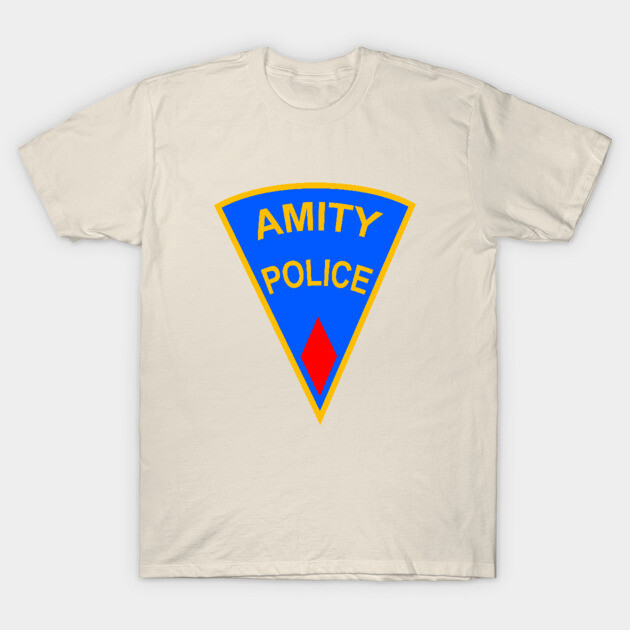 JAWS POLICE DEPT Amity Police T-Shirt TeePublic