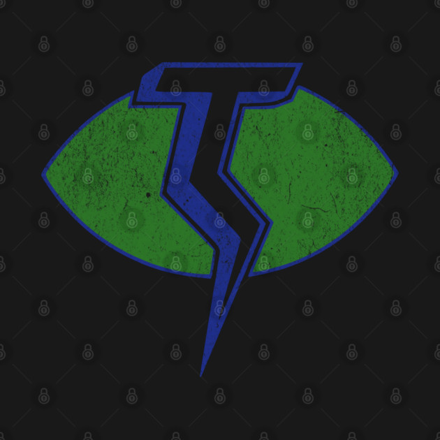 Retro Football Team Portland Thunder World Football League by Yesteeyear