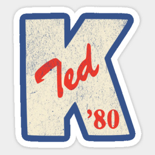 Retro Democrat Political Campaign Button Ted Kennedy 1980 Magnet