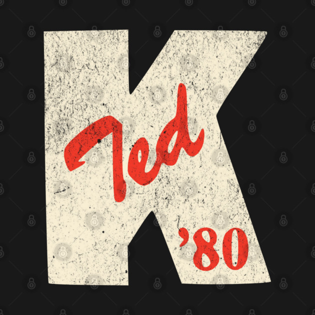 Retro Democrat Political Campaign Button Ted Kennedy 1980 by Yesteeyear