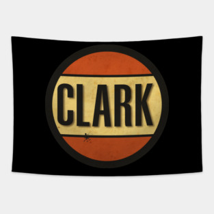Vintage Clark Gas Station Tapestry