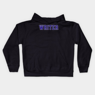 Writer University Text Kids Hoodie