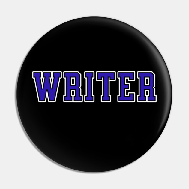 Writer University Text Pin by H. R. Sinclair
