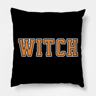 Witch University Text Pillow