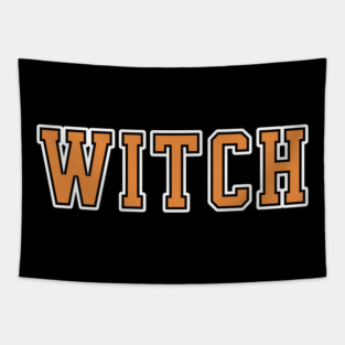 Witch University Text Tapestry