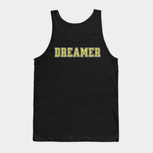 Dreamer University Text Tank Top