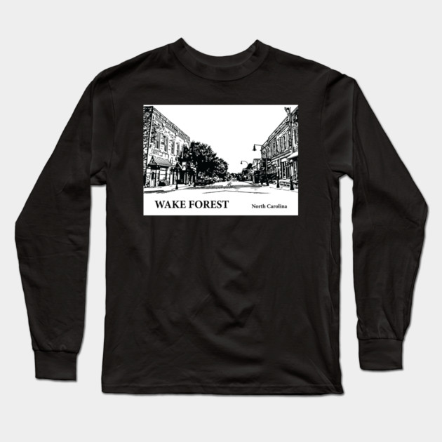 Wake Forest North Carolina Long Sleeve T-Shirt by Lakeric