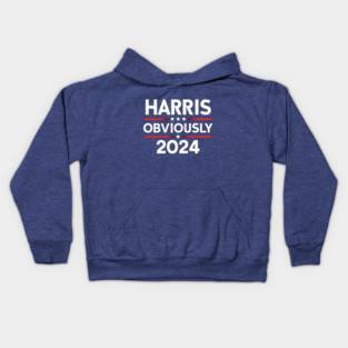 HARRIS OBVIOUSLY 2024 | HARRIS 2024 Kids Hoodie