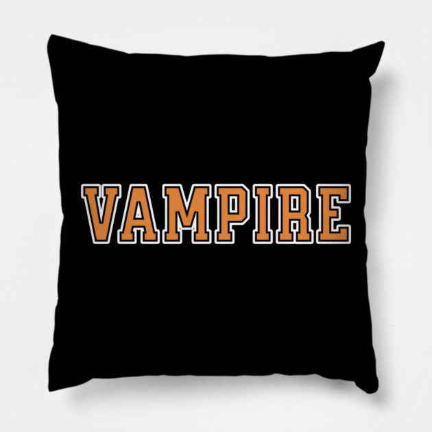 Vampire University Text Pillow by H. R. Sinclair