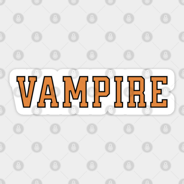 Vampire University Text Sticker by H. R. Sinclair