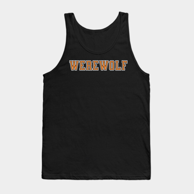 Werewolf University Text Tank Top by H. R. Sinclair