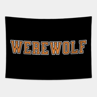 Werewolf University Text Tapestry