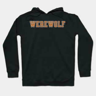 Werewolf University Text Hoodie