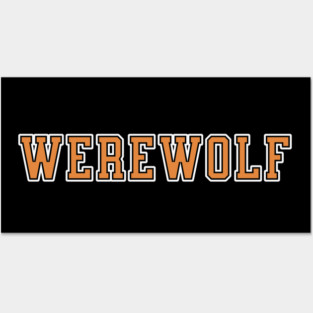 Werewolf University Text Posters and Art