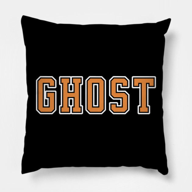 Ghost University Text Pillow by H. R. Sinclair