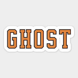 Ghost University Text Sticker
