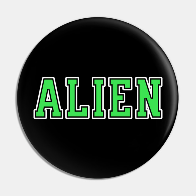 Alien University Text Pin by H. R. Sinclair
