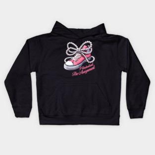 PINK Kamala Harris I Understand The Assignment Shoes & Pearl vintage Kids Hoodie