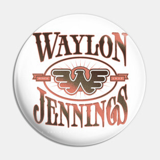 Waylon Jennings Pin