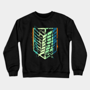 Scout Regiment Vintage Attack on Titan Crewneck Sweatshirt