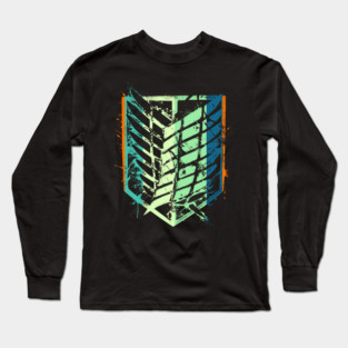 Scout Regiment Vintage Attack on Titan Long Sleeve T-Shirt