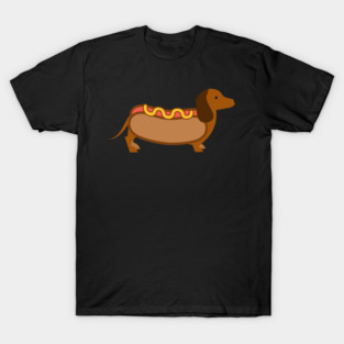 Hotdog Weiner dog T-Shirt
