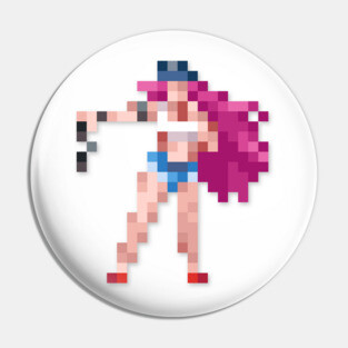 Poison low-res pixelart Pin