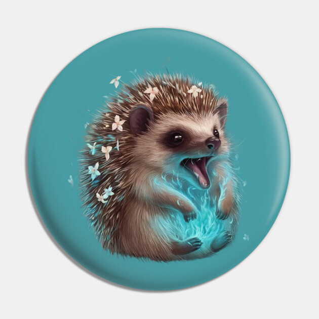 Hedgehog  It has an array of spines and flowers on its back Pin by animegirlnft