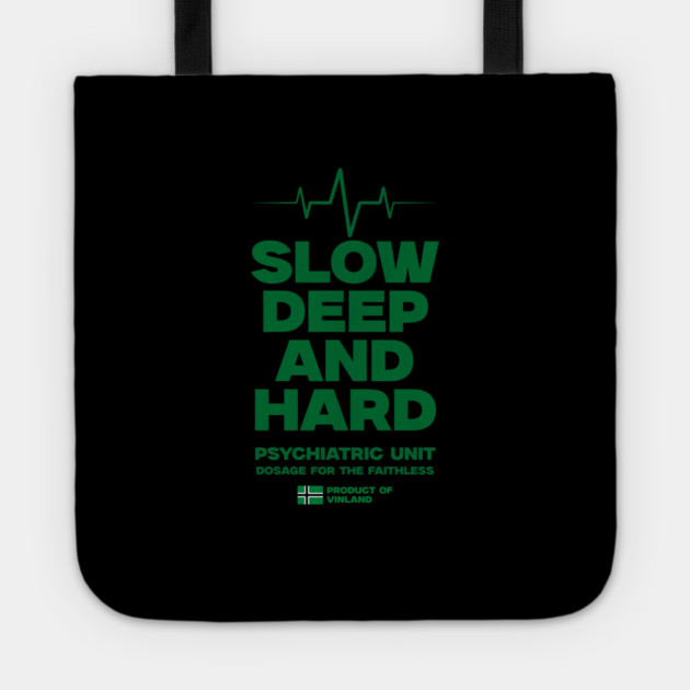 SLOW, DEEP & HARD Tote by artslaves