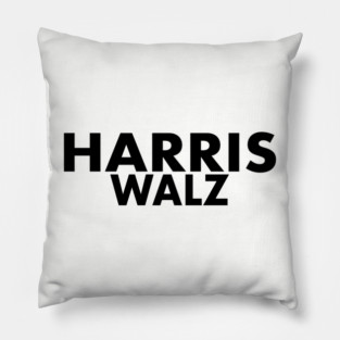 HARRIS WALZ (groovy version)(back print) Pillow