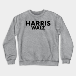 HARRIS WALZ (groovy version)(back print) Crewneck Sweatshirt