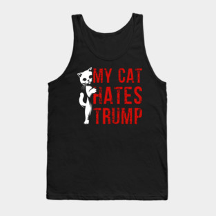 Cats Against Trump Cat Lady Tank Top