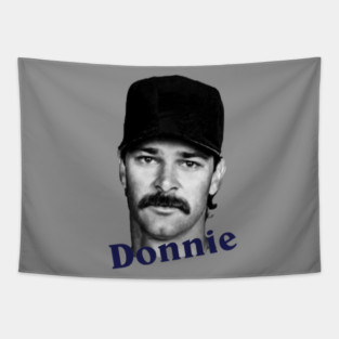 Tribute to Donnie Baseball Design Tapestry