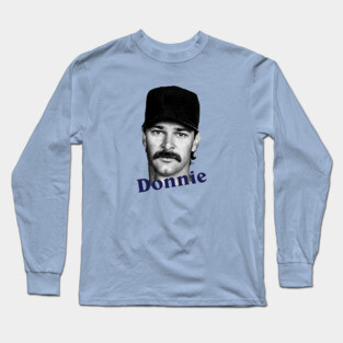 Tribute to Donnie Baseball Design Long Sleeve T-Shirt