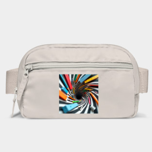 Game over back to school, Dive into the School Supplies Vortex -  Back to School Art, School Supplies Vortex, Back to School - Vortex Edition, Abstract Optical Style, Surreal Back to School. Bag