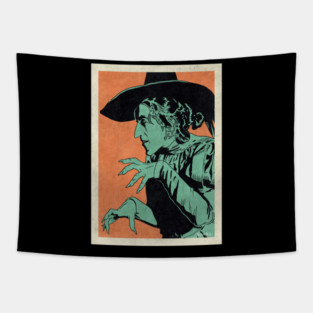 WICKED WITCH OF THE WEST - The Wizard of OZ (Vintage Halloween) Tapestry