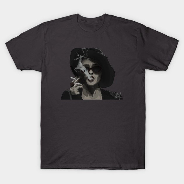 Fight Club: Marla Takes a Drag T-Shirt by 51Deesigns