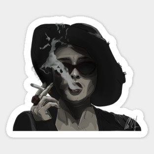 Fight Club: Marla Takes a Drag Sticker