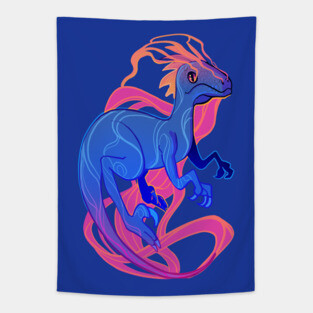 Velociraptor Reanimated Tapestry