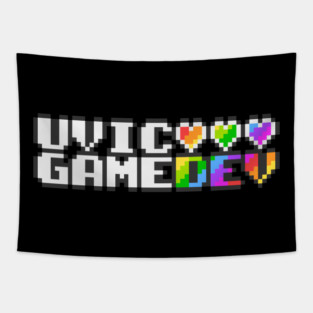 Uvic GameDev Pride Logo Tapestry