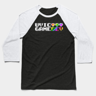 Uvic GameDev Pride Logo Baseball T-Shirt