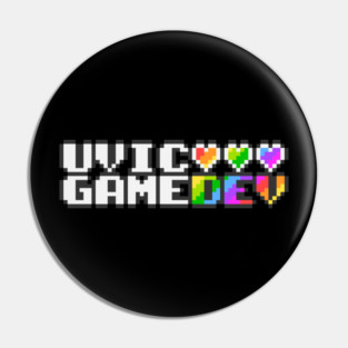 Uvic GameDev Pride Logo Pin