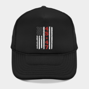 45 47 Trump Vintage USA Flag 2024 President Election Politic Hat