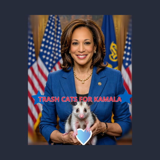 TrashCats for Kamala by Opossum Nation Gear!