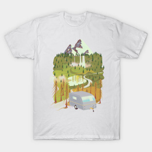 Caravan Landscape T-Shirt