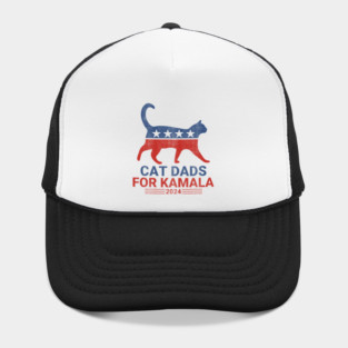 Cat Dads For Kamala 2024 Hat