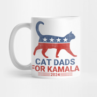 Cat Dads For Kamala 2024 Mug