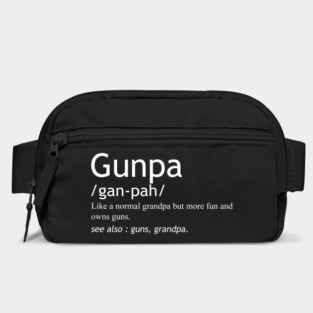 Gunpa like a normal grandpa but more fun and owns guns Bag