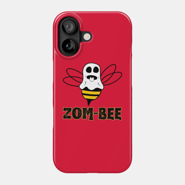 Zom-bee Cute Halloween Zombie Bee Phone Case by The WYLD Tribe