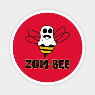 Zom-bee Cute Halloween Zombie Bee Magnet
